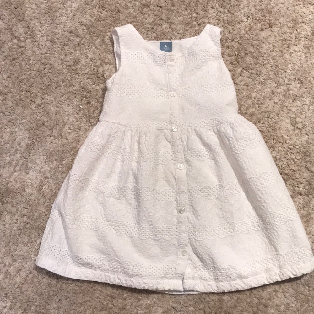 White dress baby Gap